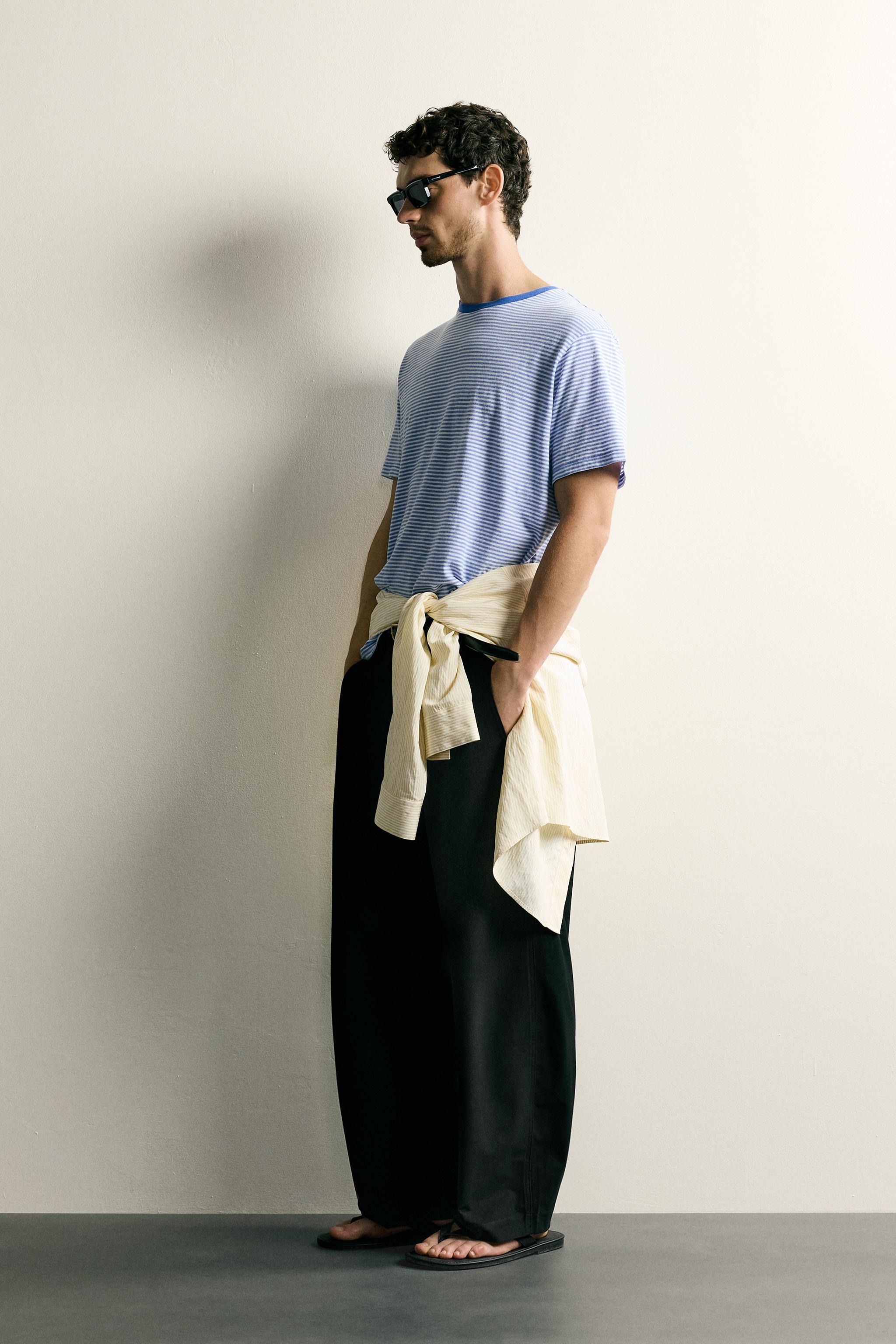 REGULAR FIT STRIPED T-SHIRT